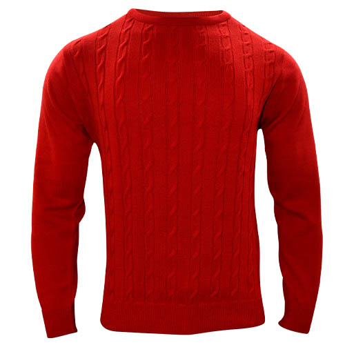 Cross Creek CABLE KNIT Jersey - Chilli Pepper