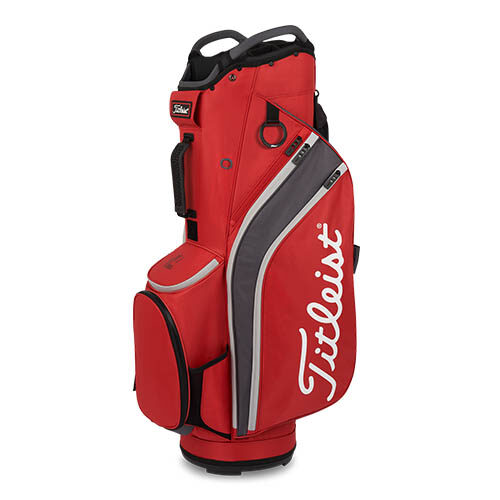 Titleist Cart 14 Bag - Red/Graphite/Grey