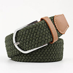Cross Creek Weave Belt - Green