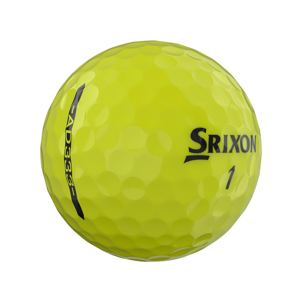Srixon AD333 Golf Ball - Yellow - Image 3