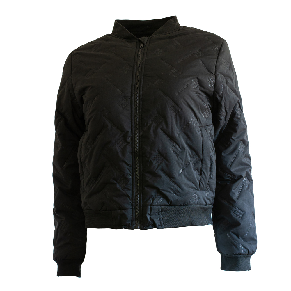 Cross Creek Ladies Heat Press Puffer Jacket - Black