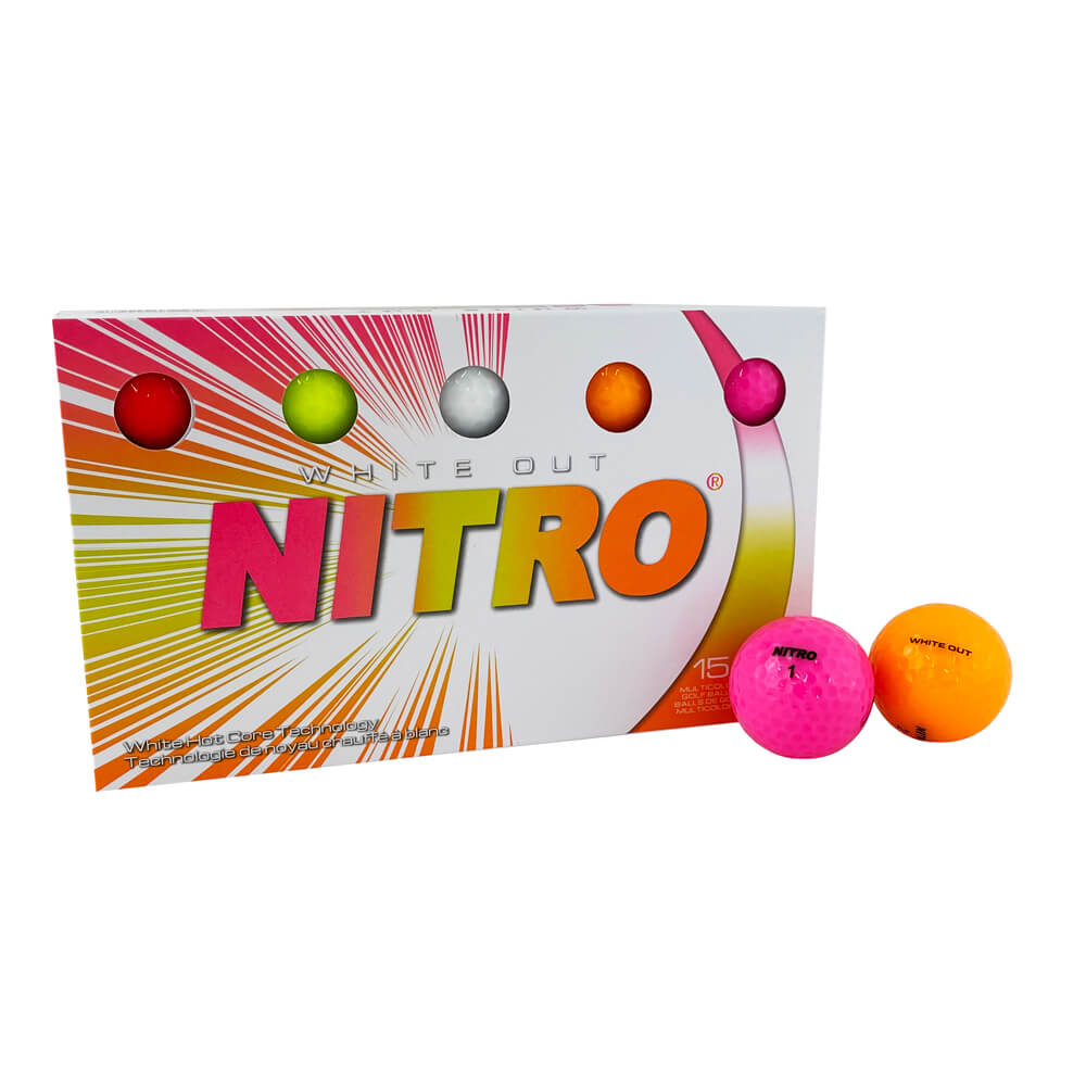 Nitro White Out Assorted Golf Ball