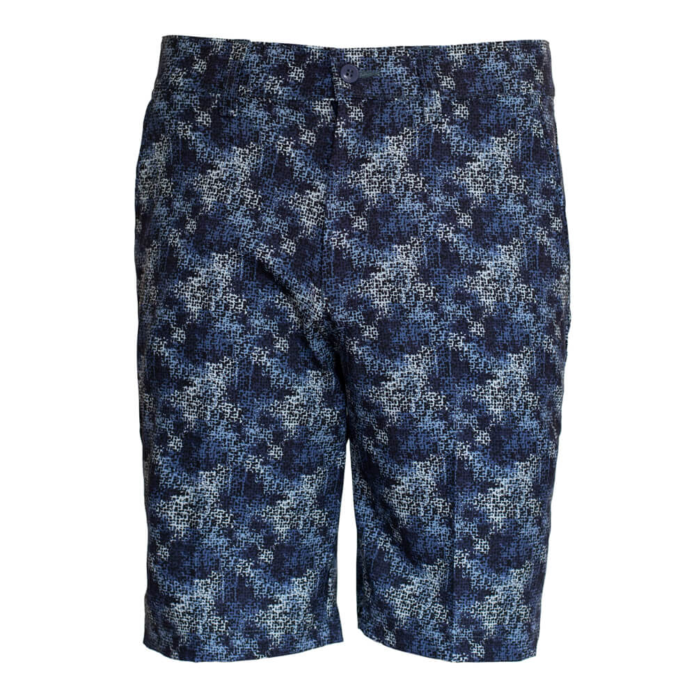 Cross Creek Chaotic Spot Bermuda - Blue/Navy/Black - Image 2