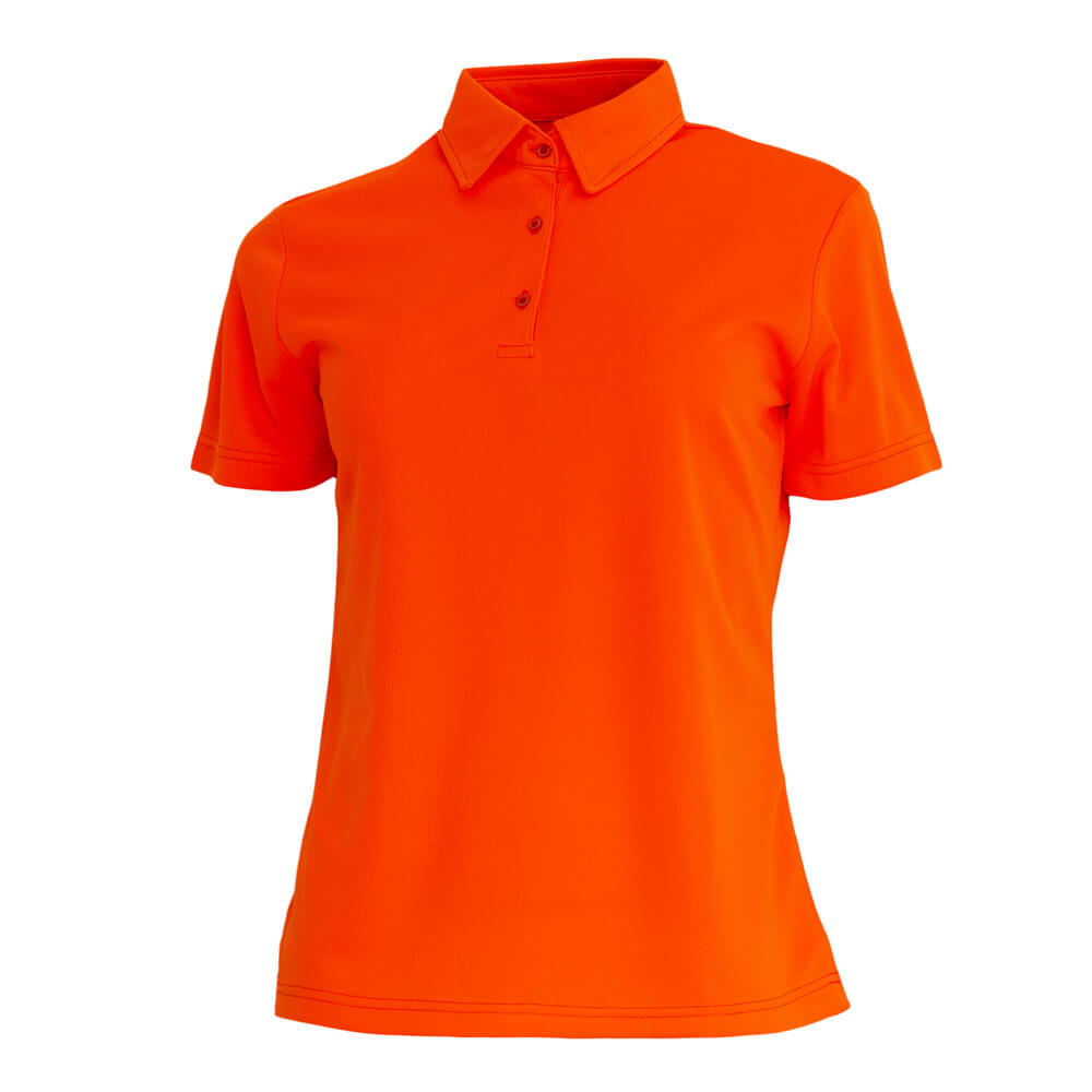 Cross Creek Solid Ladies Shirt - Dri-Tech Orange