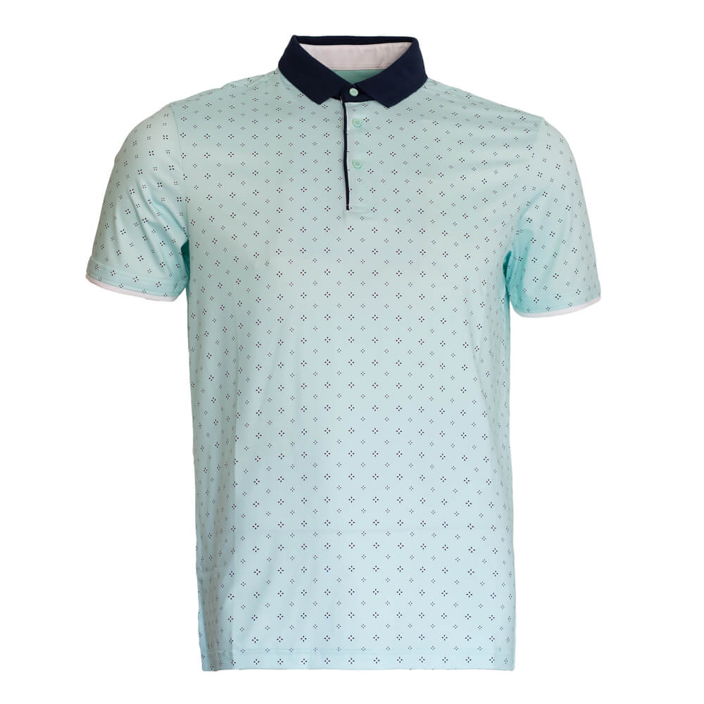 Head Shawn Shirt - Mint/Deep Navy/White