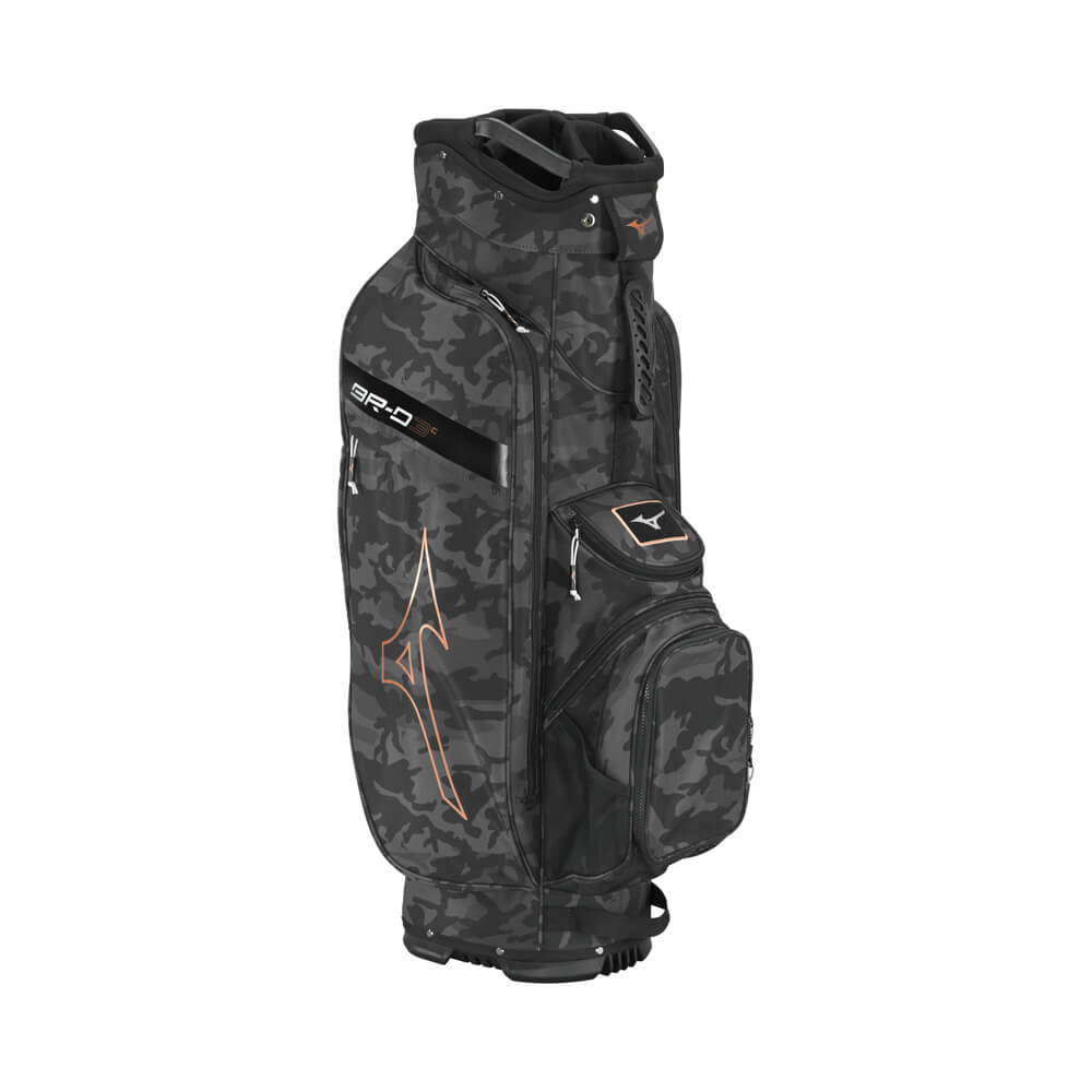 Mizuno BR-D3 Cart Bag - Black Camo/Copper