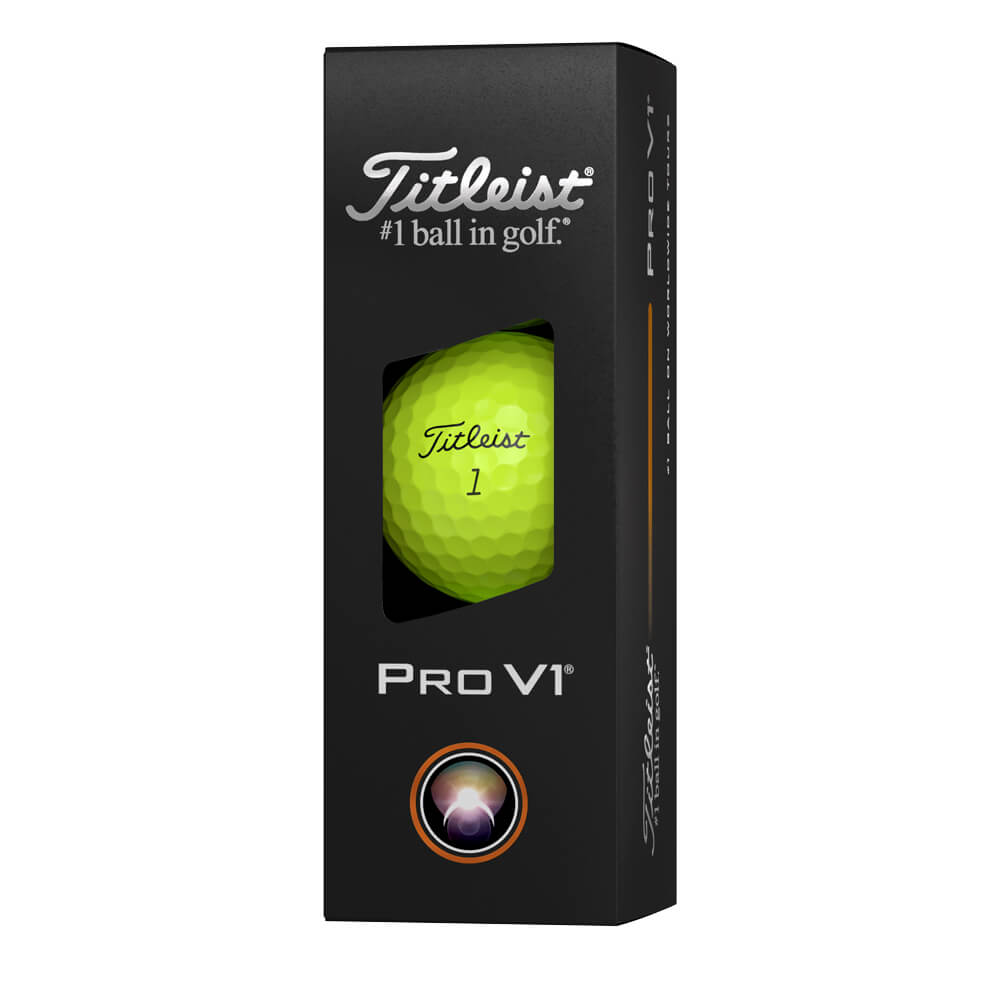 Titleist Pro V1 2025 Golf Ball - Yellow - Image 2