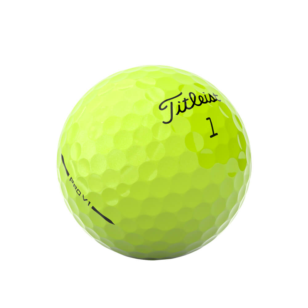 Titleist Pro V1 2025 Golf Ball - Yellow - Image 4