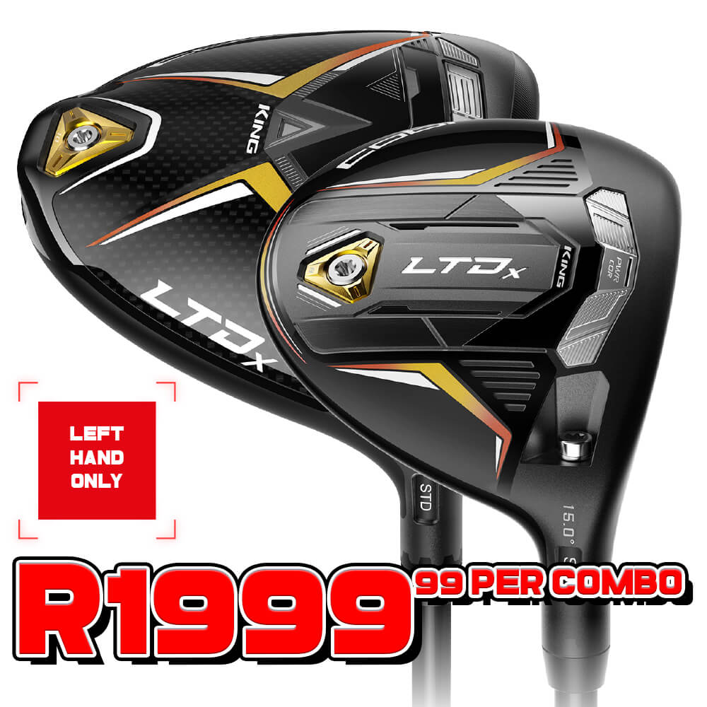 Cobra Left Hand LTDx Driver + Fairway Combo