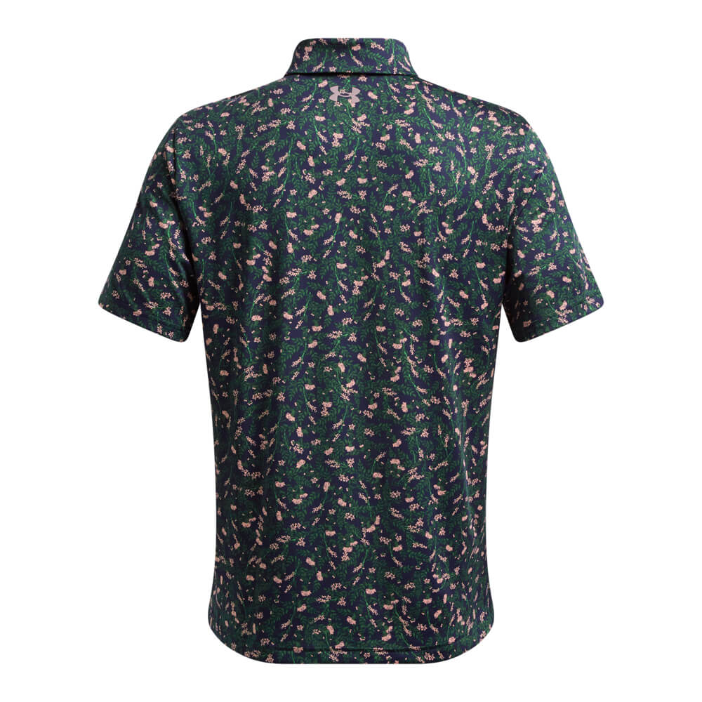 Under Armour Playoff Printed Shirt - Blue 1378677-418 - Image 2