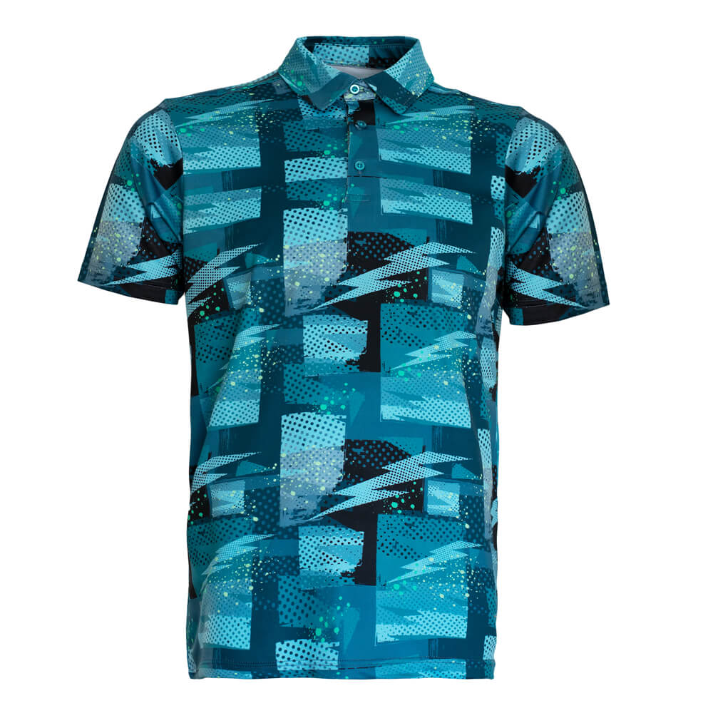 Cross Creek Performance Flash Shirt - Teal/Mint