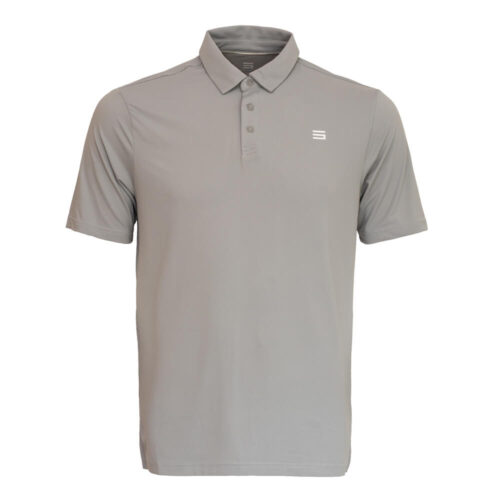 THREE66 Plain Regular Shirt - Silver Grey