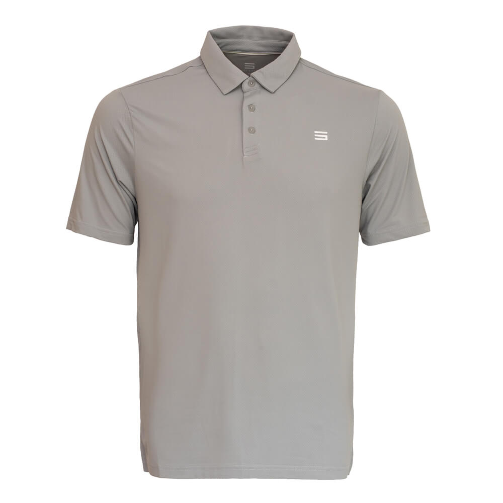 THREE66 Plain Regular Shirt - Silver Grey
