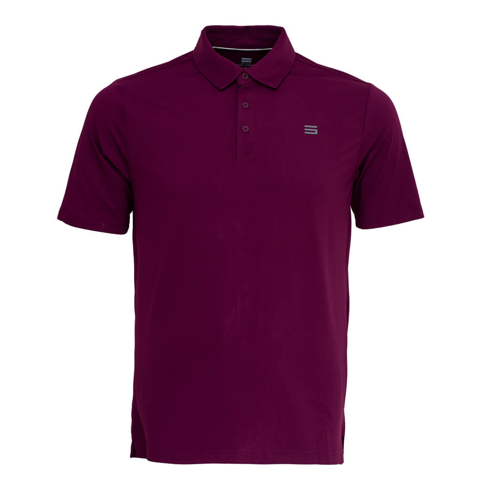 THREE66 Plain Regular Shirt - Plum Purple
