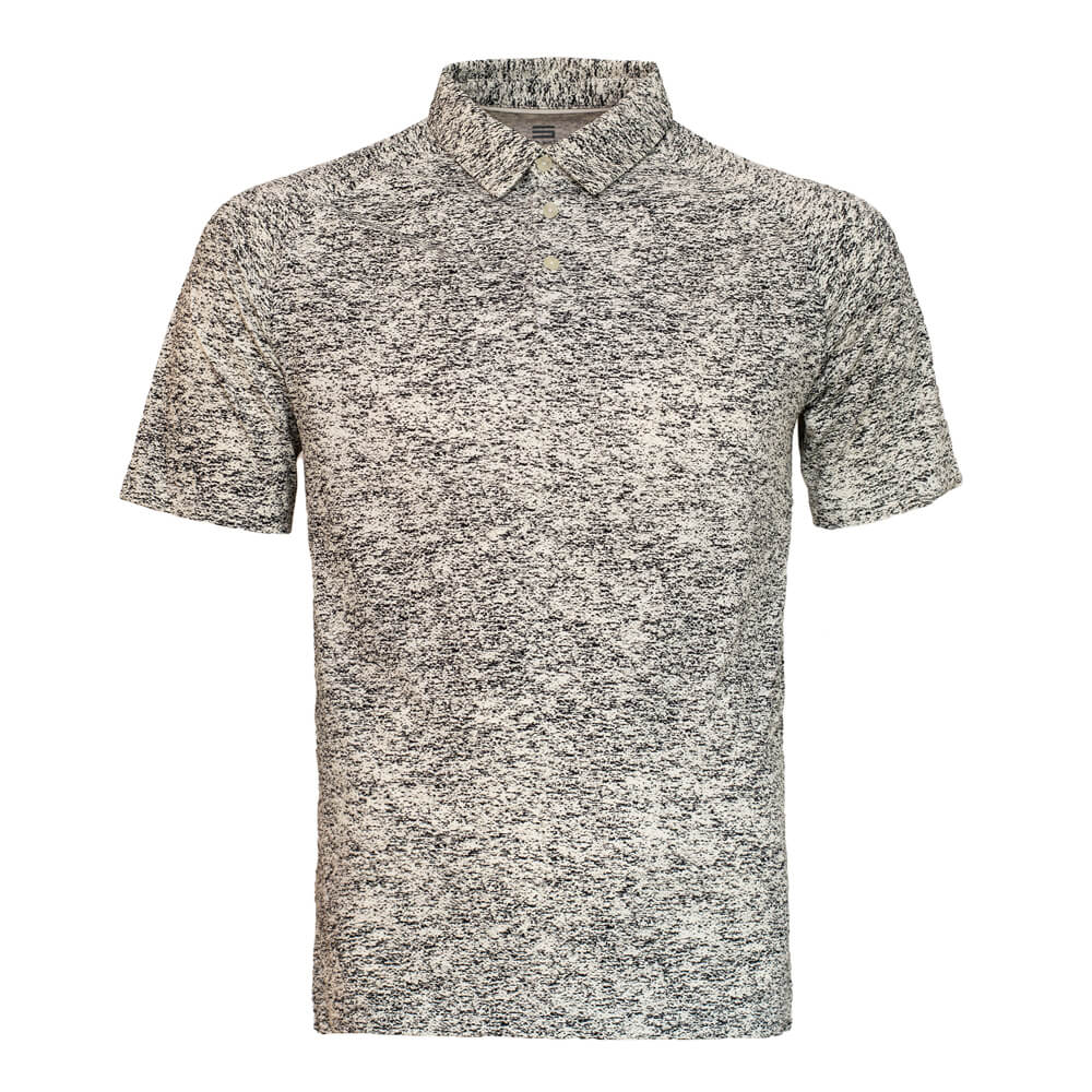 THREE66 Fancy Abstract Shirt - Heather/Grey