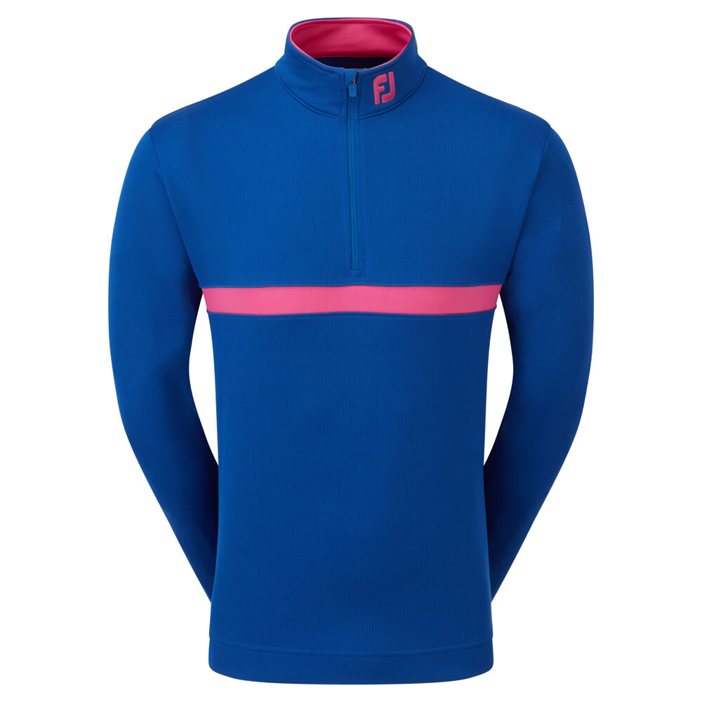 FootJoy CO Inset Stripe Windbreaker - 81627 Blue