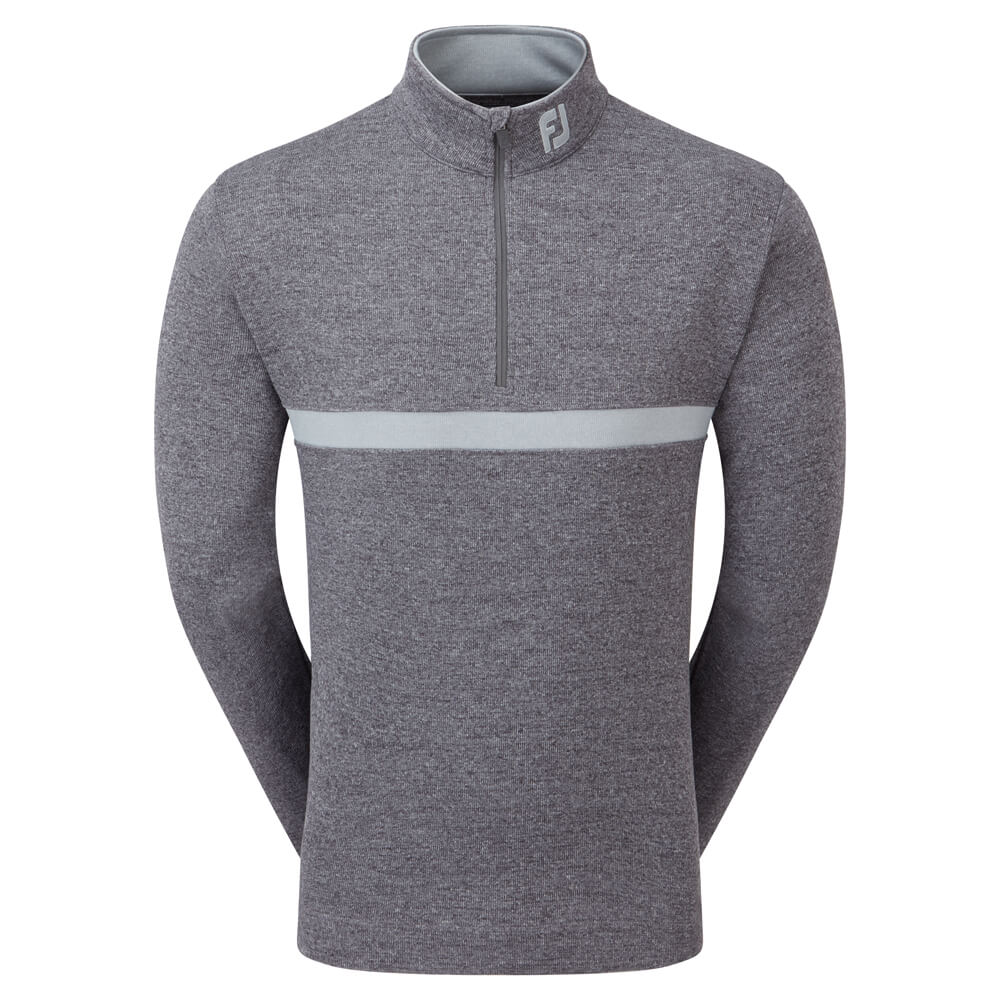 FootJoy CO Inset Stripe Windbreaker - 81633 Gravel