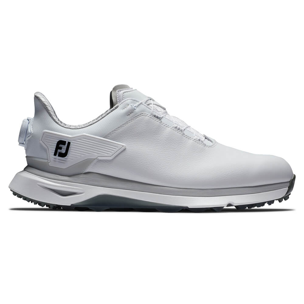 FootJoy Pro SLX BOA Golf Shoes - White/White/Grey 56915