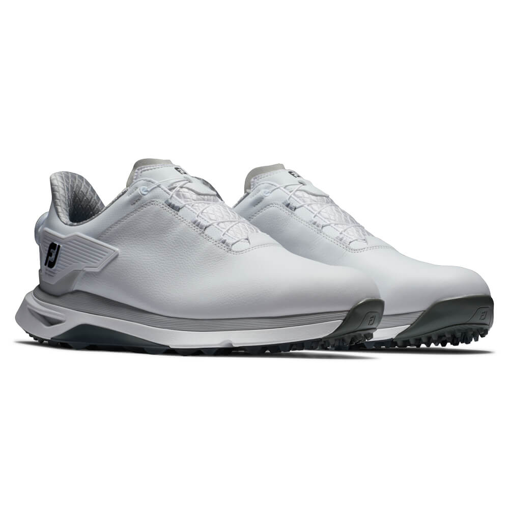 FootJoy Pro SLX BOA Golf Shoes - White/White/Grey 56915 - Image 5