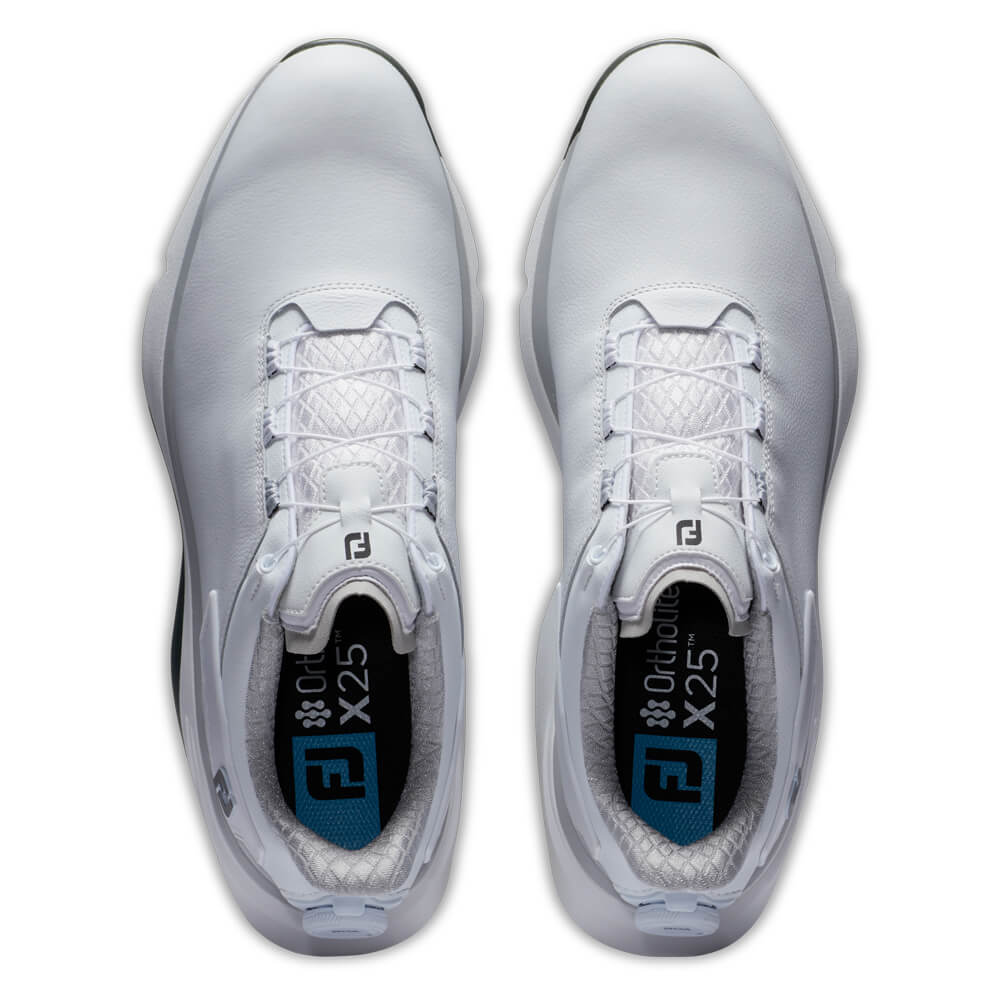 FootJoy Pro SLX BOA Golf Shoes - White/White/Grey 56915 - Image 6