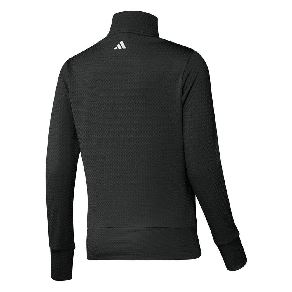 adidas Ladies Text Windbreaker - Black IP4266 - Image 2