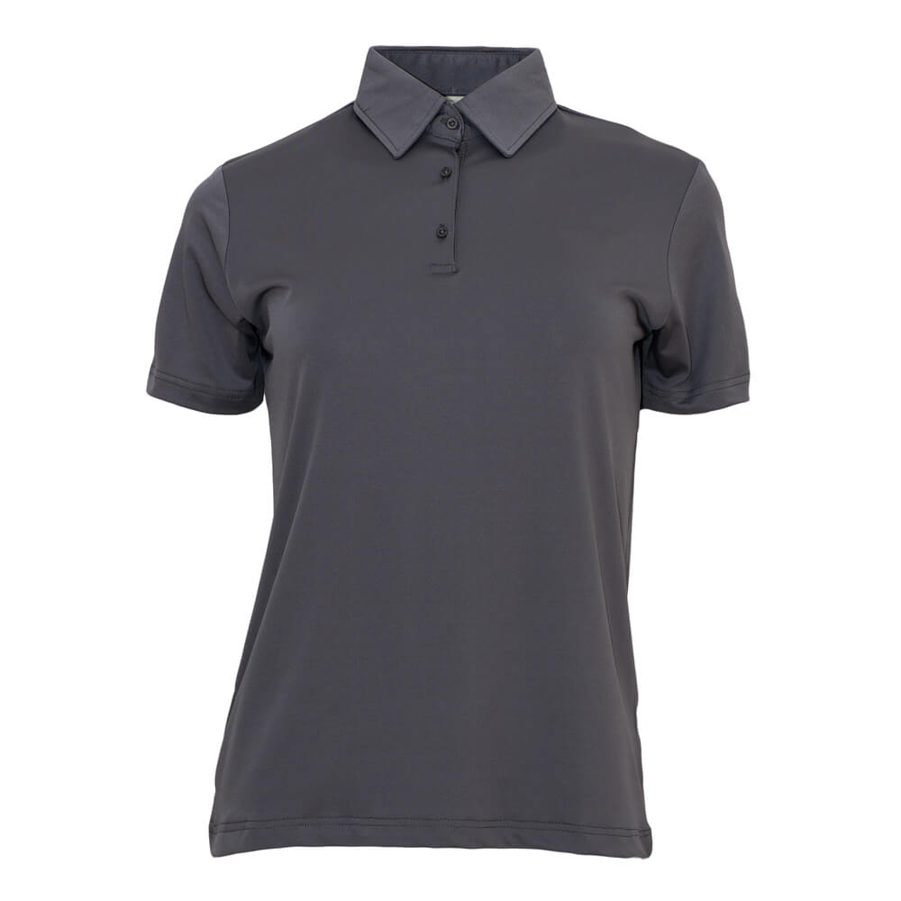 Cross Creek Performance Ladies Shirt - Solid Dark Grey