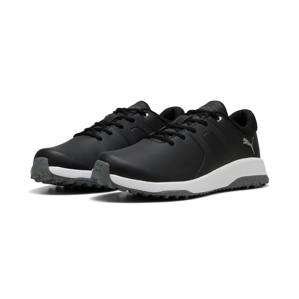Puma Fusion Tech SL Shoes - Black/White 31117402 - Image 3
