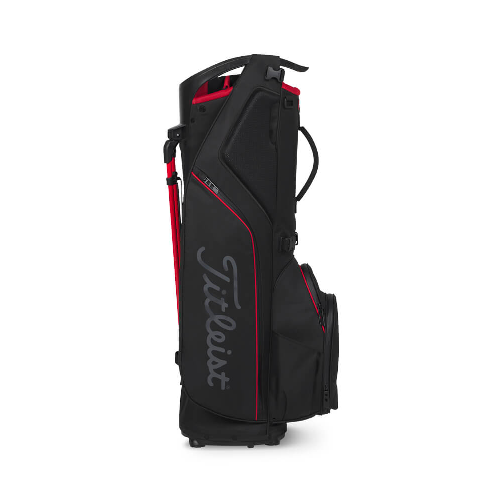 Titleist Hybrid 14 Stadry Stand Bag - Black/Black/Red - Image 3