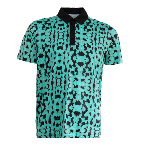 Cross Creek Performance Flower Shirt - Jade/Black