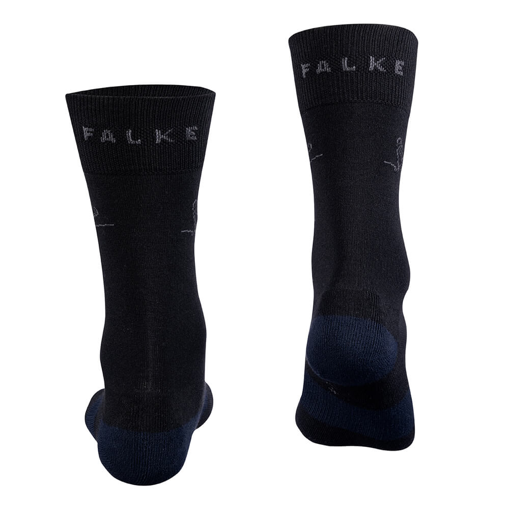 Falke Golf Design Socks - Black 8067-0300 - Image 2