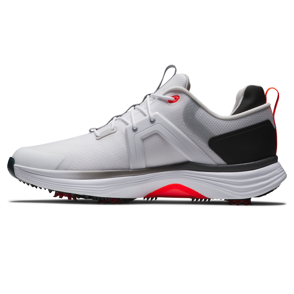 FootJoy Hyperflex Golf Shoes - White/Black/Red 55469 - Image 2
