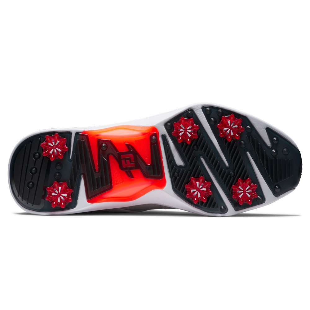 FootJoy Hyperflex Golf Shoes - White/Black/Red 55469 - Image 4