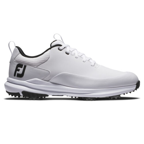 FootJoy Tour Rival Golf Shoes - White/Black 56958