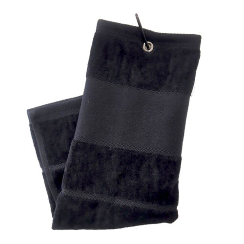 Velour Towel - Black