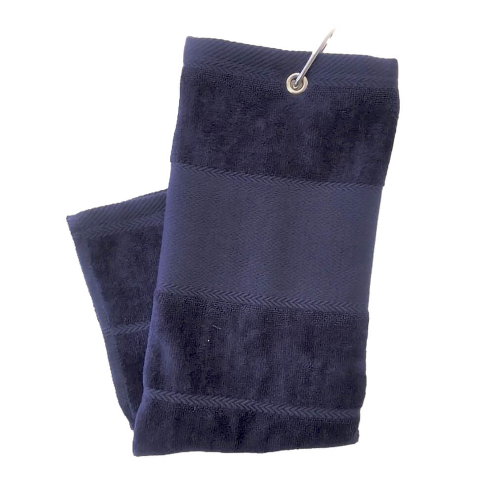 Velour Towel - Navy