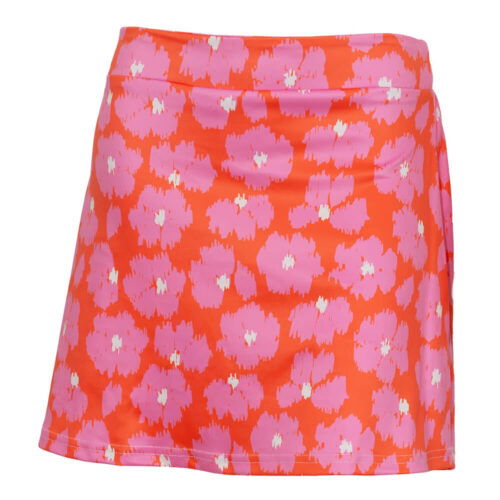 Cross Creek Ladies Flower Skort - Coral