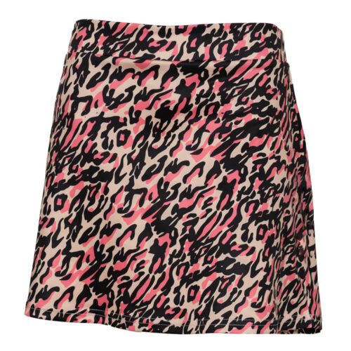 Cross Creek Ladies Cheetah Skort - Nature/Black