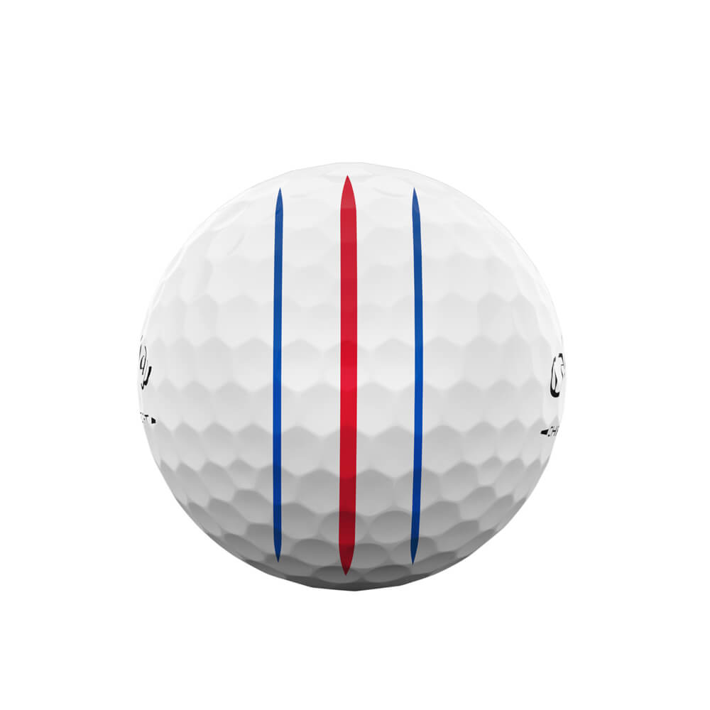 Callaway Chrome Soft Triple Track Golf Ball - White (2026) - Image 3
