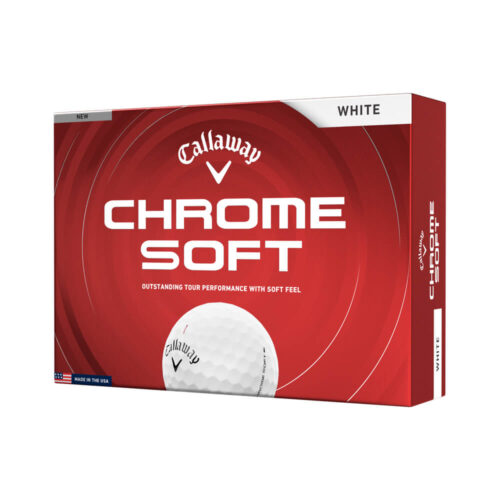 Callaway Chrome Soft Golf Ball - White (2026)