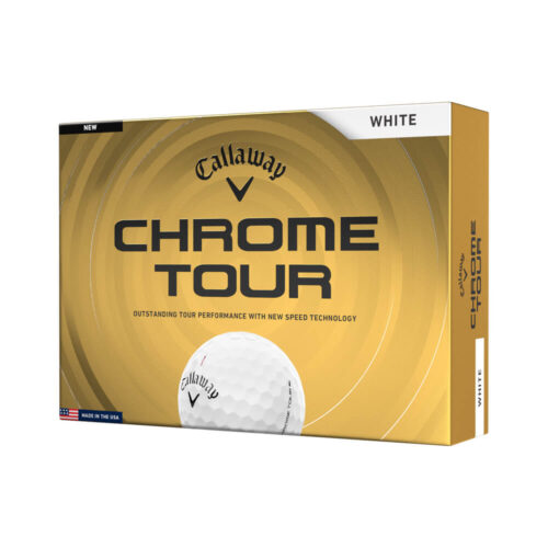 Callaway Chrome Tour Golf Ball - White (2026)