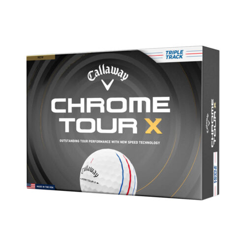 Callaway Chrome Tour X Triple Track Golf Ball - White (2026)