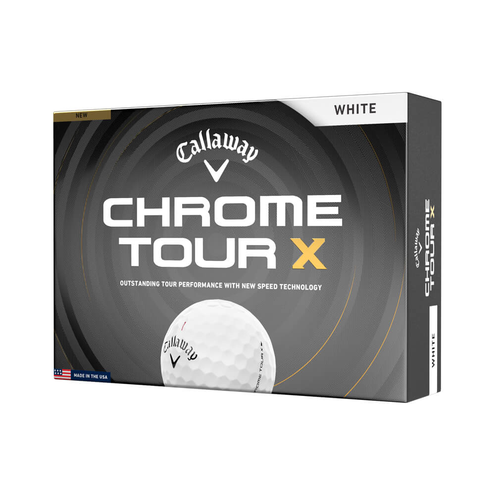 Callaway Chrome Tour X Golf Ball - White (2026)