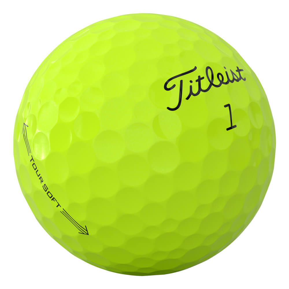 Titleist Tour Soft Golf Ball - Yellow (2026) - Image 3
