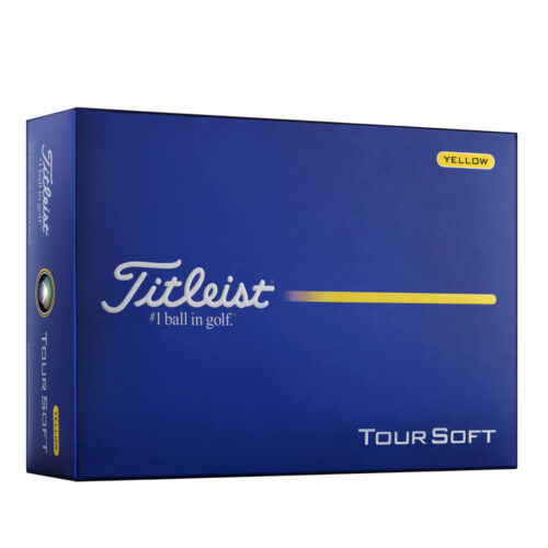 Titleist Tour Soft Golf Ball - Yellow (2026)