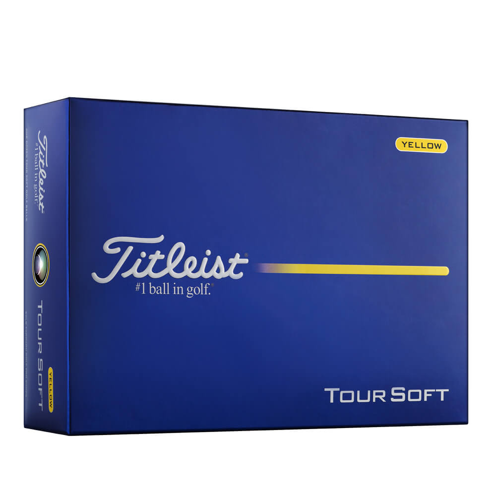 Titleist Tour Soft Golf Ball - Yellow (2026)