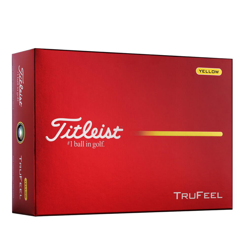 Titleist TruFeel Golf Ball - Yellow (2026)