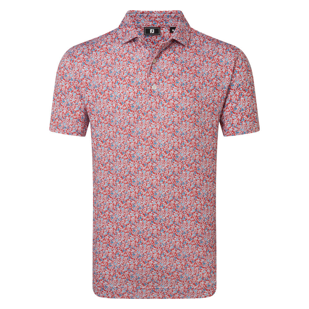FootJoy Meadow Print Shirt - Red 39235