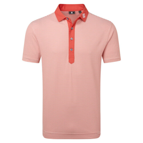 FootJoy Feeder Stripe Shirt - Nantucket Red 39245