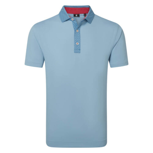 FootJoy Star Geo Trim Shirt - Chambray 39283