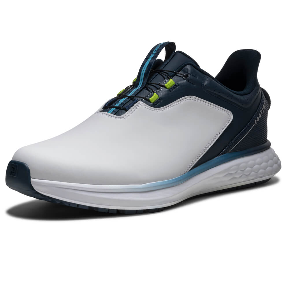 FootJoy Pulse BOA Golf Shoes - White/Navy 54718 - Image 3